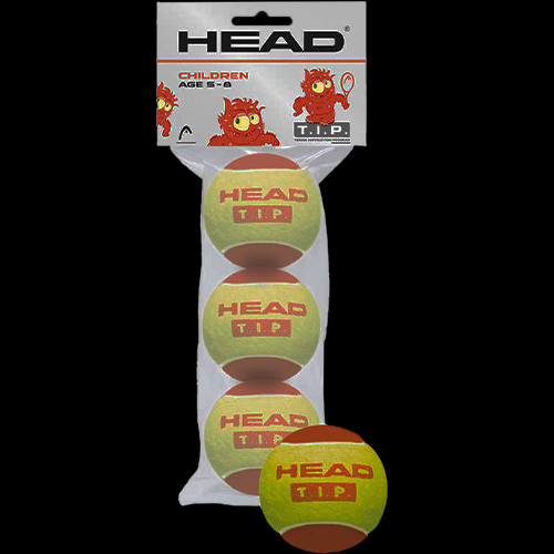image de Sachet de 3 balles HEAD t.i.p. rouge