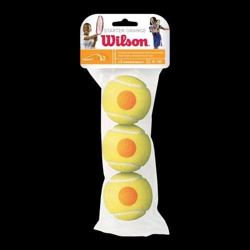 image de Sachet de 3 balles Wilson starter orange