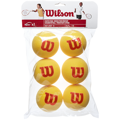 image de Sachet de 6 balles Wilson starter foam