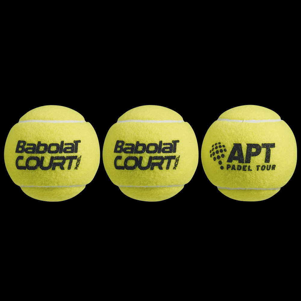 TUBE DE 3 BALLES DE PADEL BABOLAT COURT PADEL - N-tennis