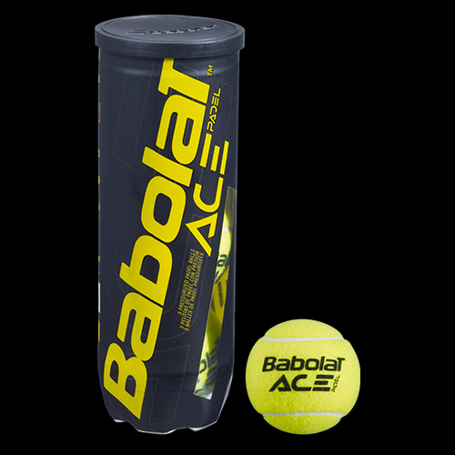 image de Tube de 3 balles de padel Babolat ace