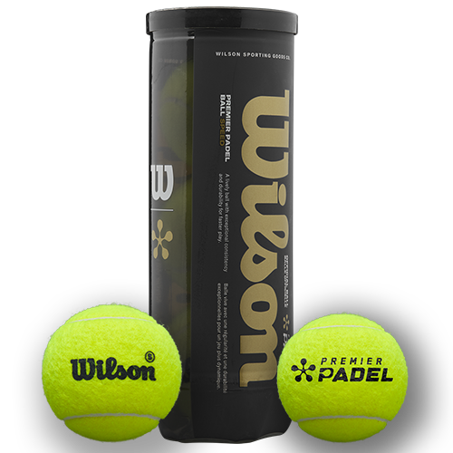 image de Tube de 3 balles de padel Wilson x3 speed premier