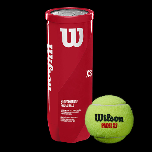 TUBE DE 3 BALLES DE PADEL WILSON X3 - N-tennis