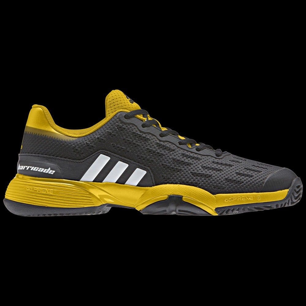 ADIDAS BARRICADE JUNIOR 2017 NOIREJAUNE N tennis ADIDAS Barricade Jr Noir Jaune
