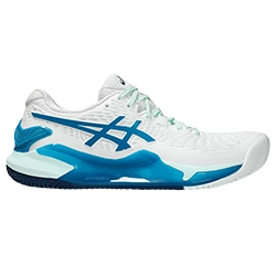 image de ASICS Gel Resolution 9 lady clay blanc/turquoise