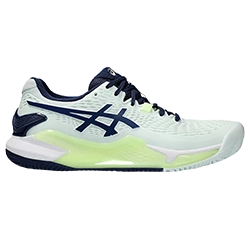 image de ASICS Gel Resolution 9 lady clay vert/marine