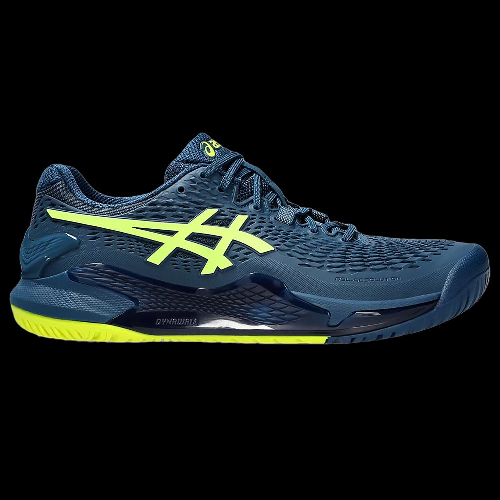 Chaussures ASICS Gel Resolution 9 US Open men marine jaune N tennis