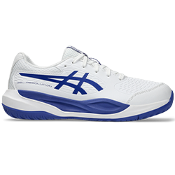 image de ASICS Gel Resolution X GS all court junior blanc/bleu