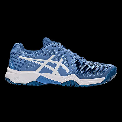 Chaussures Asics gel resolution 8 gs junior bleu N tennis