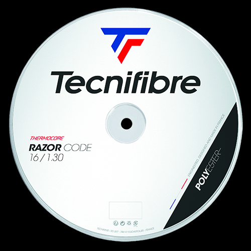 image de Bobine Tecnifibre razor code 1.30 blanc