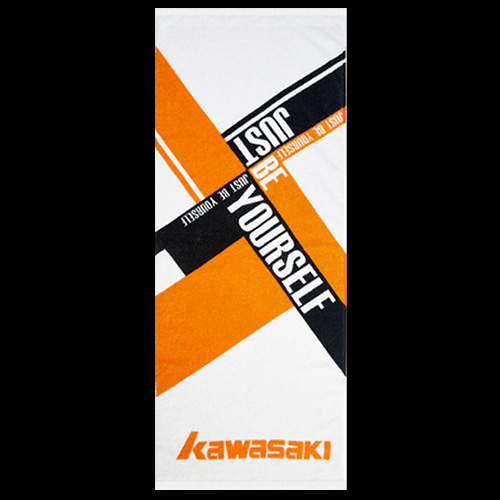 image de Serviette Kawasaki ktw-983 orange/noir