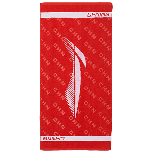 image de Serviette Li-Ning AMJT007 blanc/rouge