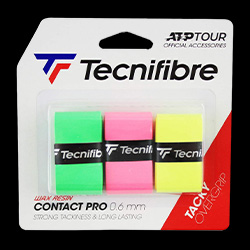 image de Surgrips Tecnifibre contact pro x3 vert/rose/jaune