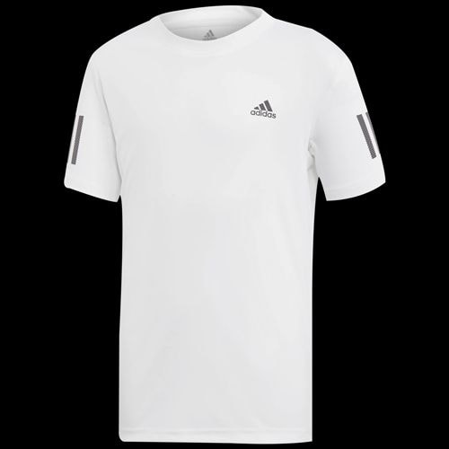 image de Tee-shirt adidas club 3 stripes boy blanc