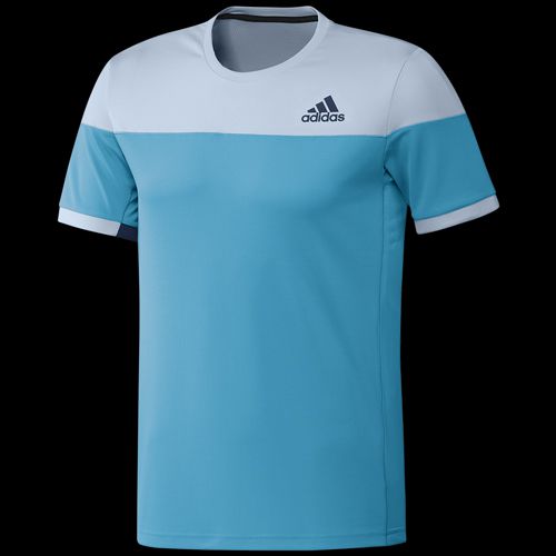 image de Tee-shirt adidas colorblock men bleu