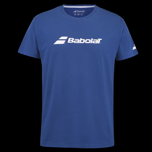 image de Tee-shirt Babolat exercise men bleu/blanc