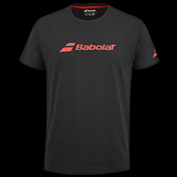 image de Tee-shirt Babolat exercise men noir/rouge
