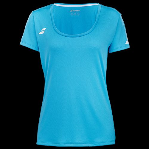 image de Tee-shirt Babolat play cap sleeve lady 2 turquoise