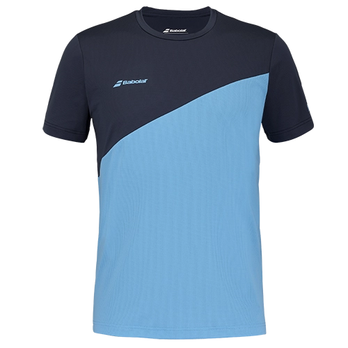 image de Tee-shirt Babolat Drive crew neck men marine/bleu