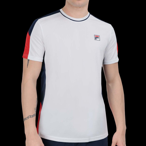 image de Tee-shirt FILA gabriel men blanc