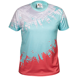 image de Tee-shirt Acqua Royal Tropic mixte turquoise
