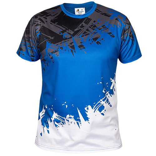 image de Tee-shirt Acqua Royal Tropic mixte bleu