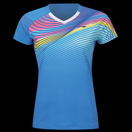 image de Tee-shirt Li-Ning symphony AAYS056 lady bleu