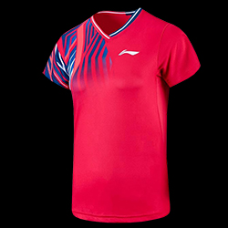 image de Tee-shirt Li-Ning AAYT058 lady rouge