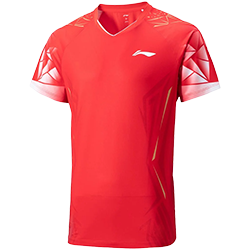 image de Tee-shirt Li-Ning AAYV021 mixte rouge