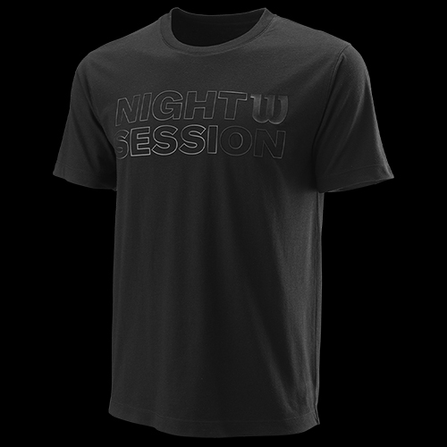 image de Tee-shirt Wilson night session men noir