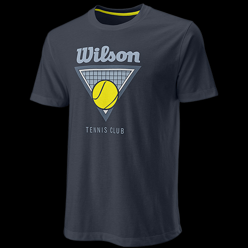 image de Tee-shirt Wilson tech tennis club men gris