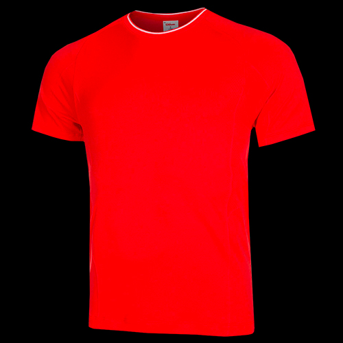 image de Tee-shirt Wilson team crew seamless men rouge