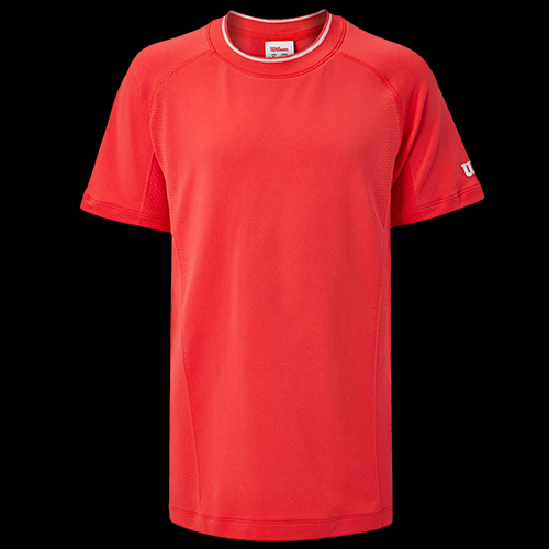 image de Tee-shirt Wilson team perf boy rouge