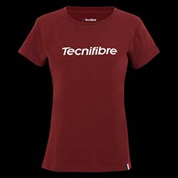 image de Tee-shirt Tecnifibre team cotton lady rouge