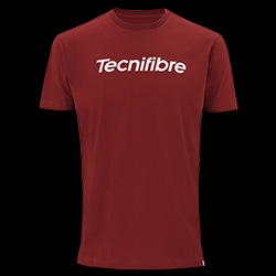 image de Tee-shirt Tecnifibre team cotton boy rouge