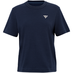 image de Tee-shirt Tecnifibre graphic lady marine/beige