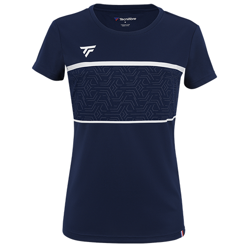 image de Tee-shirt Tecnifibre team tech girl marine