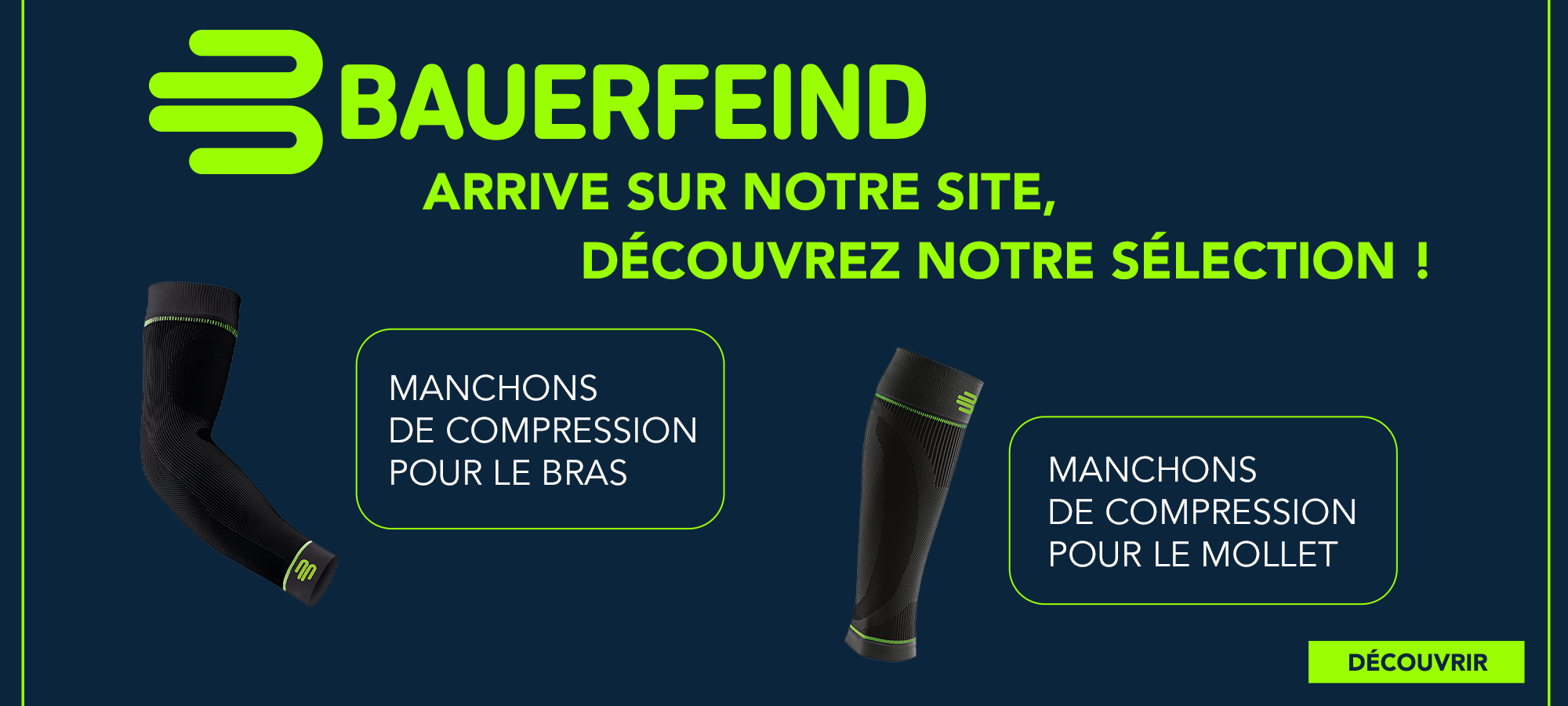  Bauerfeind arrive sur notre site, découvrez notre sélection